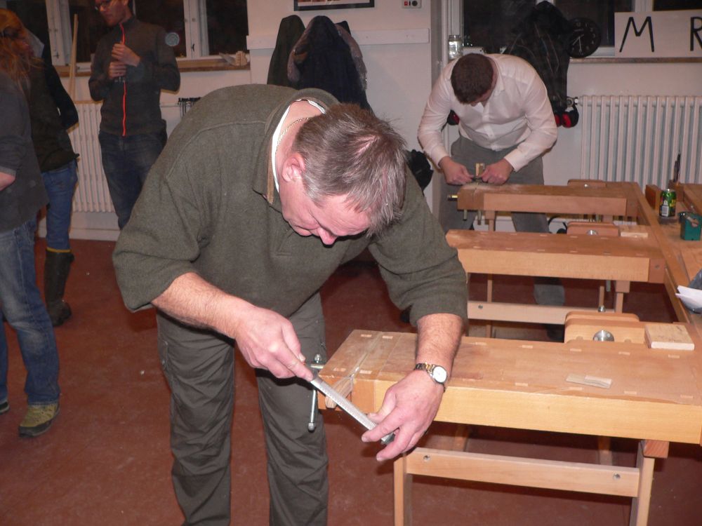 Der arbejdes med knive